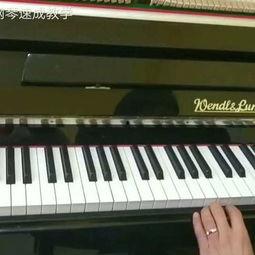 成人钢琴视频,跟随视频轻松入门